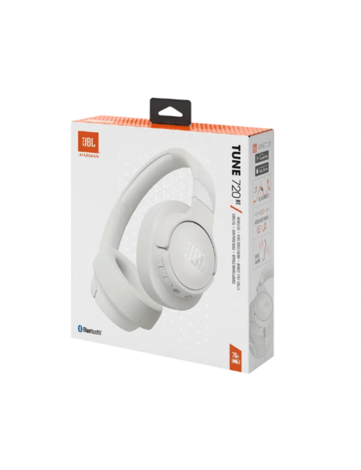 Casque sans fil JBL TUNE 720 Bluetooth Blanc