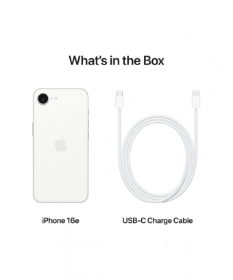 iPhone 16e 128Go Blanc