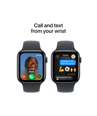 Apple Watch SE GPS (2024) 44 mm Aluminium Minuit