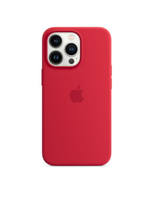 iPhone 13 Pro Silicone Case with MagSafe – (PRODUCT)RED