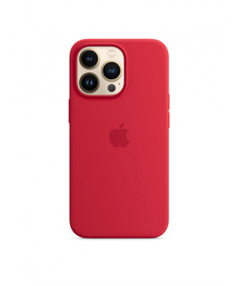 iPhone 13 Pro Silicone Case with MagSafe – (PRODUCT)RED