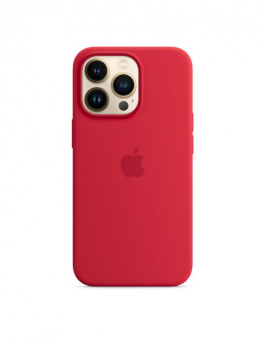 iPhone 13 Pro Silicone Case with MagSafe – (PRODUCT)RED