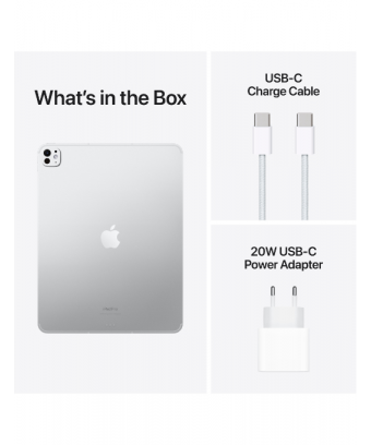 iPad Pro M4 13 pouces Verre standard Wifi+Cellular Silver