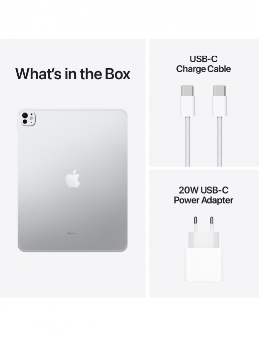 iPad Pro M4 13 pouces Verre standard Wifi+Cellular Silver iPad Pro M4 13 pouces Verre standard Wifi+Cellular Silver