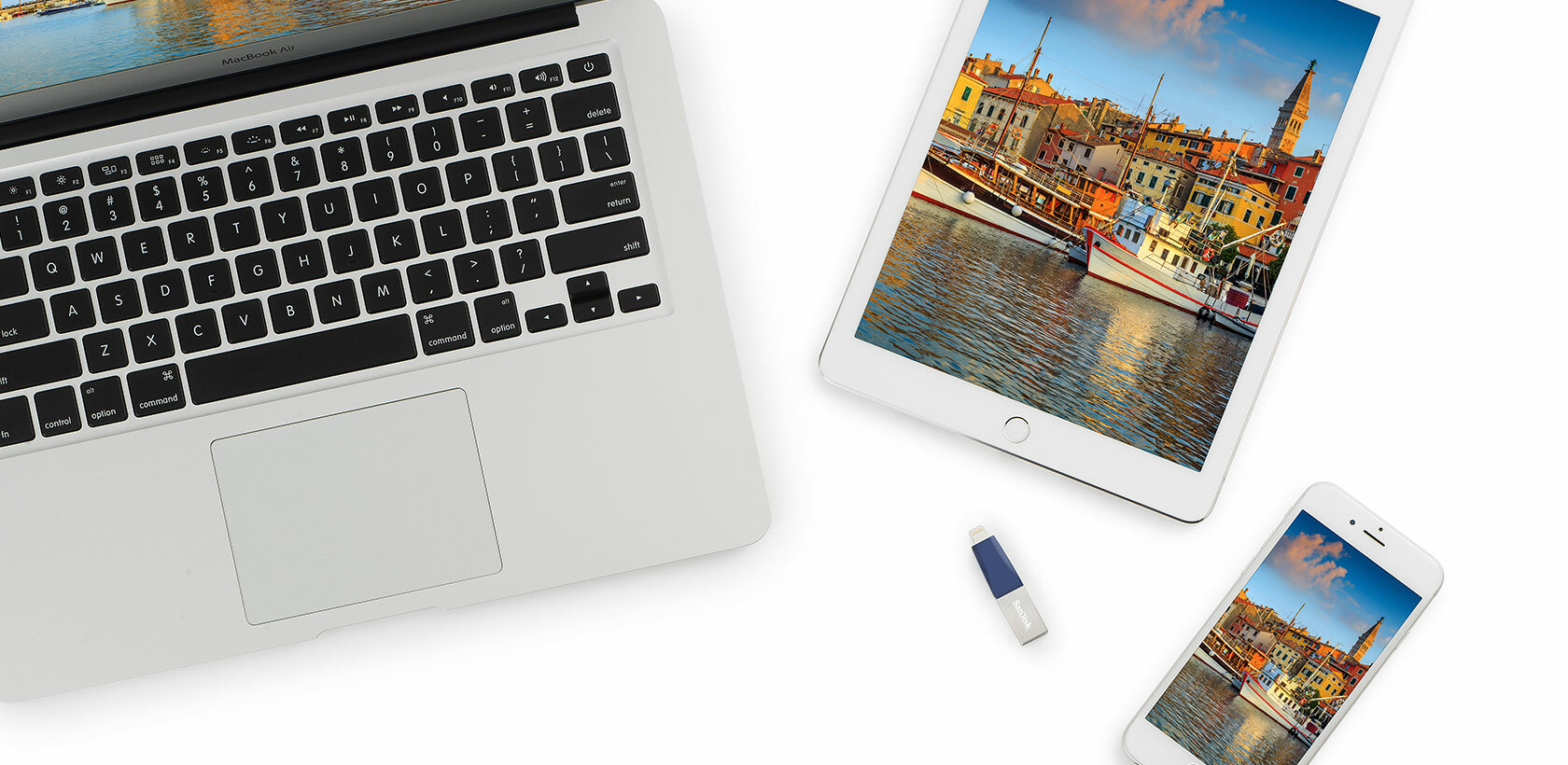 CLÉ USB 3.0 SANDISK IXPAND MINI 128 Go