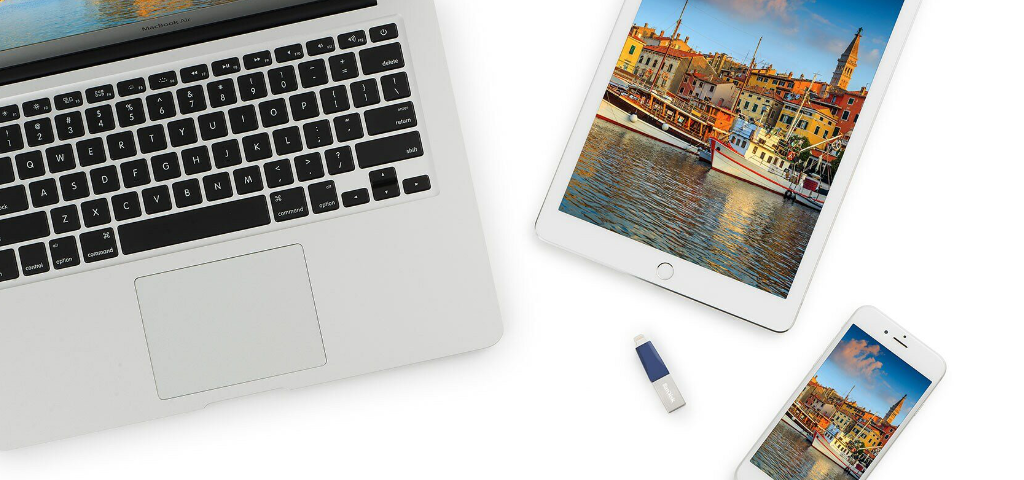 SanDisk 256 Go iXpand Go, Clé USB, avec connecteurs Lightning et USB 3.0,  pour iPhone/iPad, PC et Mac